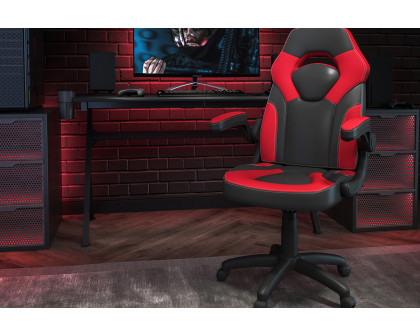 BLNK X10 Gaming Racing Office Ergonomic Computer PC Adjustable Swivel Chair with Flip-up Arms