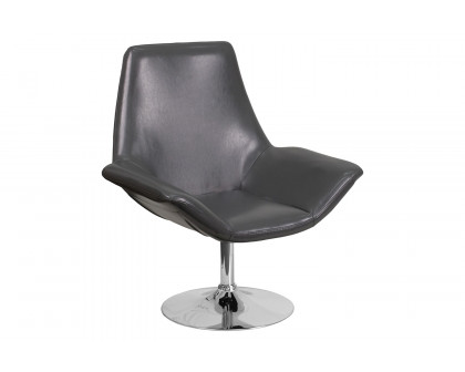 BLNK™ HERCULES Sabrina Series LeatherSoft Side Reception Chair - Gray