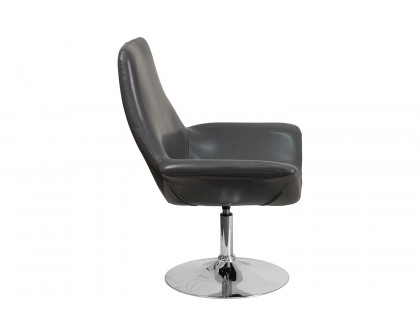 BLNK™ HERCULES Sabrina Series LeatherSoft Side Reception Chair - Gray