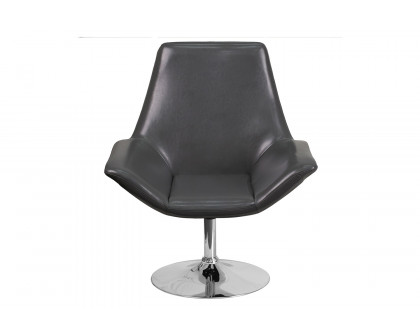 BLNK™ HERCULES Sabrina Series LeatherSoft Side Reception Chair - Gray