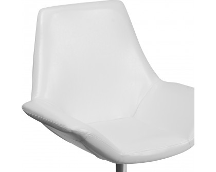 BLNK™ HERCULES Sabrina Series LeatherSoft Side Reception Chair - White