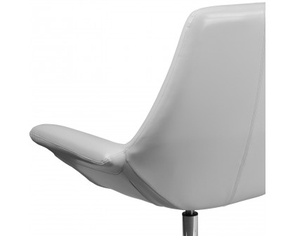 BLNK™ HERCULES Sabrina Series LeatherSoft Side Reception Chair - White