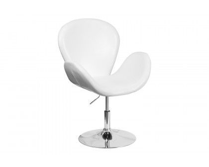 BLNK - HERCULES Trestron Series LeatherSoft Side Reception Chair with Adjustable Height Seat