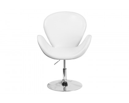 BLNK - HERCULES Trestron Series LeatherSoft Side Reception Chair with Adjustable Height Seat