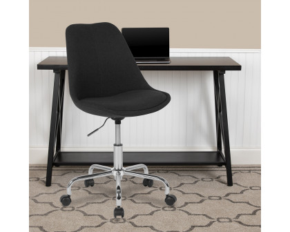 BLNK Aurora Series Mid-Back Task Office Chair with Pneumatic Lift and Chrome Base