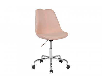 BLNK Aurora Series Mid-Back Task Office Chair with Pneumatic Lift and Chrome Base