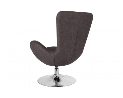 BLNK Egg Series Fabric Side Reception Chair - Dark Gray