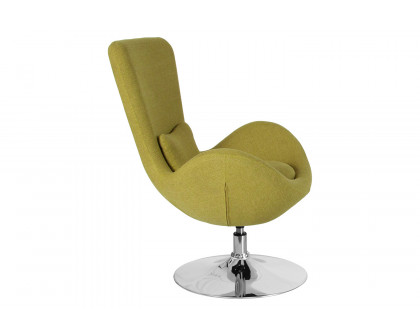 BLNK Egg Series Fabric Side Reception Chair - Green