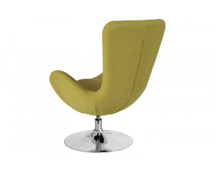 BLNK Egg Series Fabric Side Reception Chair - Green