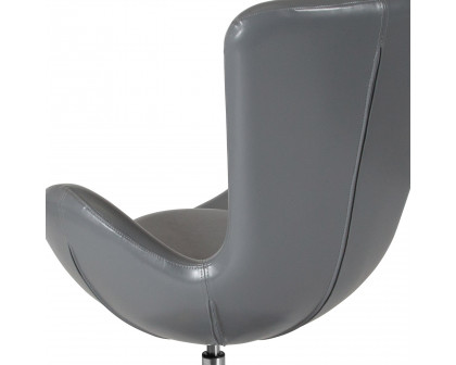 BLNK™ Egg Series LeatherSoft Side Reception Chair - Gray