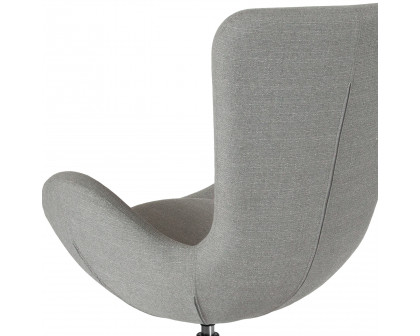 BLNK Egg Series Fabric Side Reception Chair - Light Gray