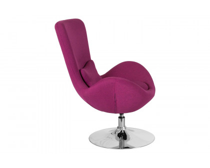 BLNK Egg Series Fabric Side Reception Chair - Magenta