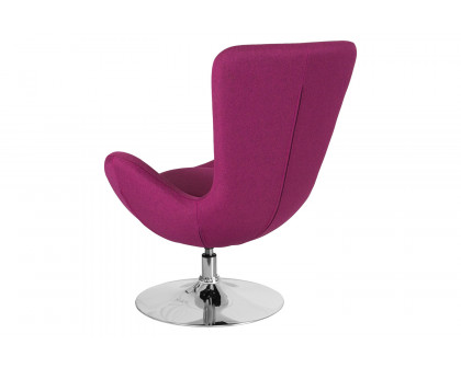 BLNK Egg Series Fabric Side Reception Chair - Magenta