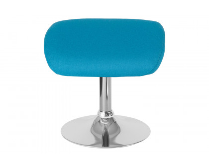 BLNK Egg Series Fabric Ottoman - Aqua