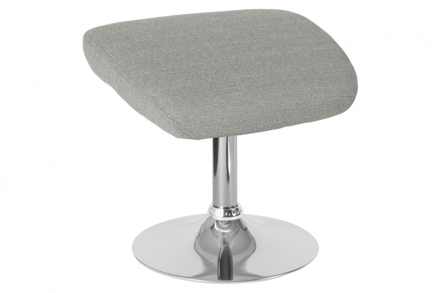 BLNK™ Egg Series Fabric Ottoman - Light Gray