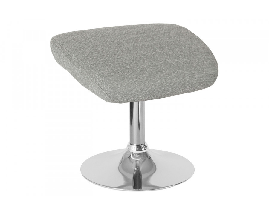 BLNK Egg Series Fabric Ottoman - Light Gray