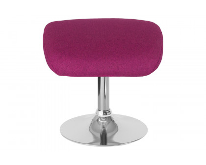 BLNK Egg Series Fabric Ottoman - Magenta