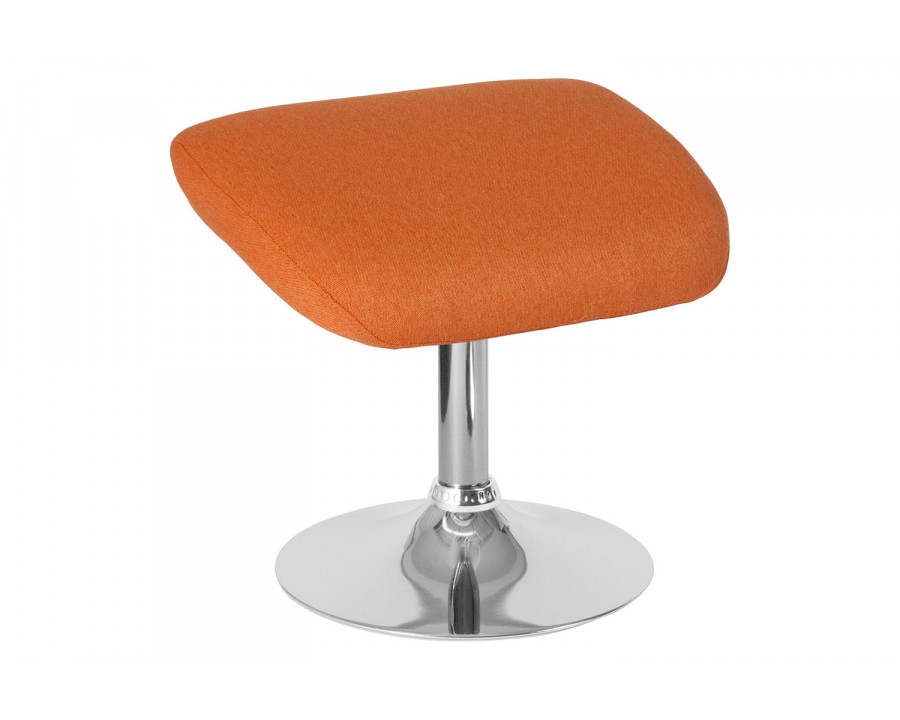 BLNK Egg Series Fabric Ottoman - Orange