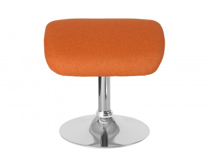 BLNK Egg Series Fabric Ottoman - Orange