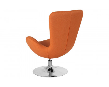 BLNK Egg Series Fabric Side Reception Chair - Orange