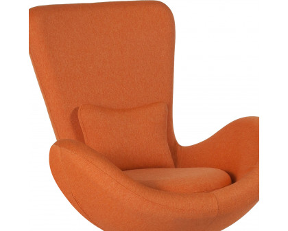 BLNK Egg Series Fabric Side Reception Chair - Orange