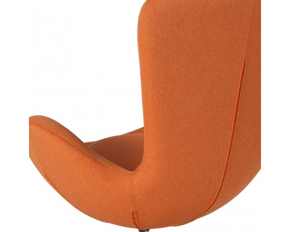 BLNK Egg Series Fabric Side Reception Chair - Orange