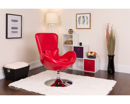 BLNK Egg Series LeatherSoft Side Reception Chair