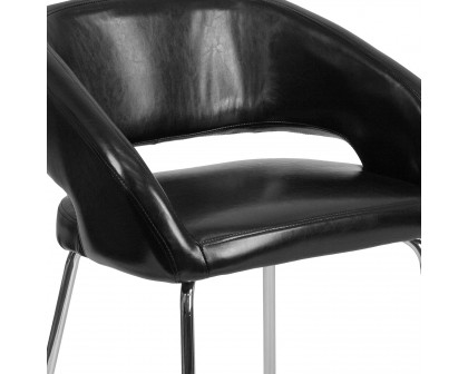 BLNK™ Fusion Series LeatherSoft Side Reception Chair - Black