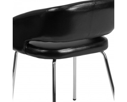 BLNK™ Fusion Series LeatherSoft Side Reception Chair - Black