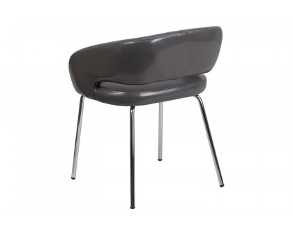 BLNK™ Fusion Series LeatherSoft Side Reception Chair - Gray