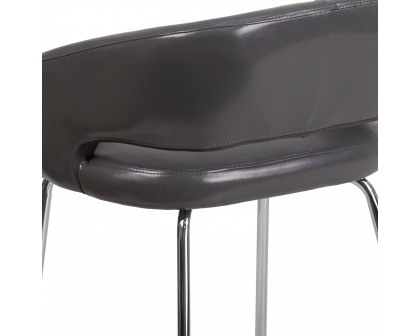 BLNK™ Fusion Series LeatherSoft Side Reception Chair - Gray