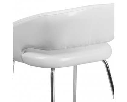 BLNK™ Fusion Series LeatherSoft Side Reception Chair - White