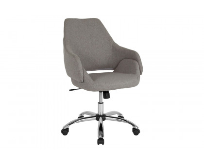 BLNK Madrid Fabric Home and Office Upholstered Mid-Back Chair