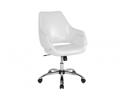 BLNK - Madrid LeatherSoft Home and Office Upholstered Mid-Back Chair