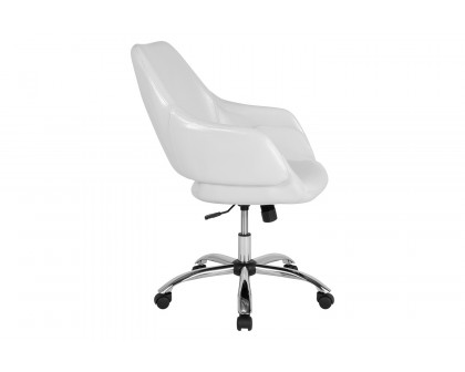 BLNK - Madrid LeatherSoft Home and Office Upholstered Mid-Back Chair