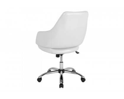 BLNK - Madrid LeatherSoft Home and Office Upholstered Mid-Back Chair