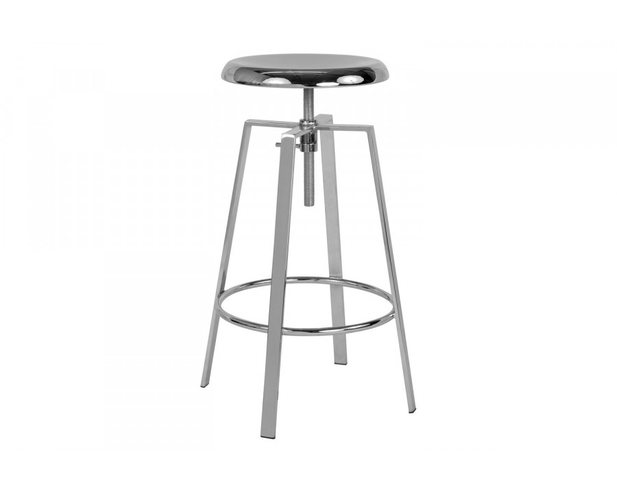 BLNK Toledo Industrial Style Bar Stool with Swivel Lift Adjustable Height Seat