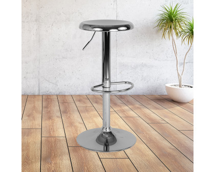 BLNK Madrid Series Adjustable Height Retro Bar Stool