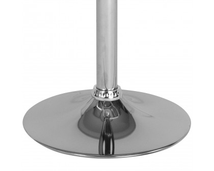 BLNK™ Madrid Series Adjustable Height Retro Bar Stool - Chrome