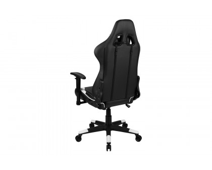 BLNK X20 Gaming Racing Office Ergonomic Computer PC Adjustable Swivel Chair with Fully Reclining Back - Black