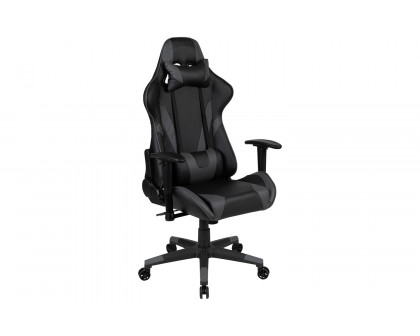 BLNK X20 Gaming Racing Office Ergonomic Computer PC Adjustable Swivel Chair with Reclining Back - Gray