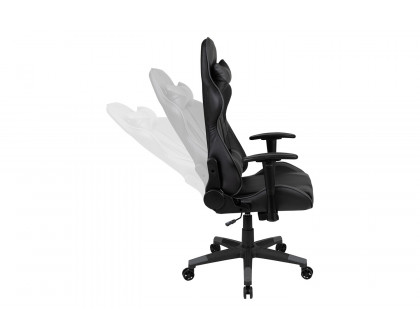 BLNK X20 Gaming Racing Office Ergonomic Computer PC Adjustable Swivel Chair with Reclining Back - Gray