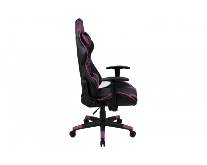 BLNK X20 Gaming Racing Office Ergonomic Computer PC Adjustable Swivel Chair with Fully Reclining Back - Purple