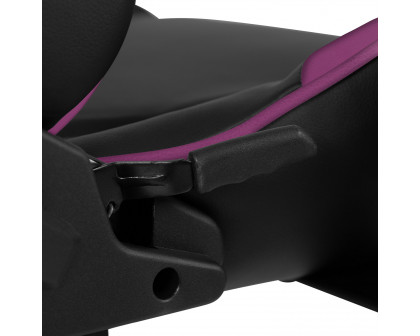 BLNK X20 Gaming Racing Office Ergonomic Computer PC Adjustable Swivel Chair with Fully Reclining Back - Purple