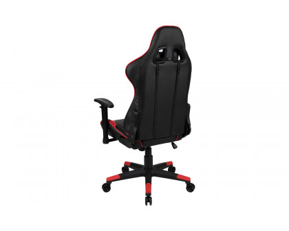 BLNK X20 Gaming Racing Office Ergonomic Computer PC Adjustable Swivel Chair with Fully Reclining Back - Red