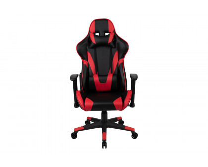 BLNK X20 Gaming Racing Office Ergonomic Computer PC Adjustable Swivel Chair with Fully Reclining Back - Red