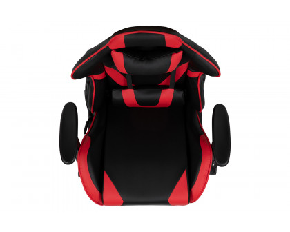 BLNK X20 Gaming Racing Office Ergonomic Computer PC Adjustable Swivel Chair with Fully Reclining Back - Red