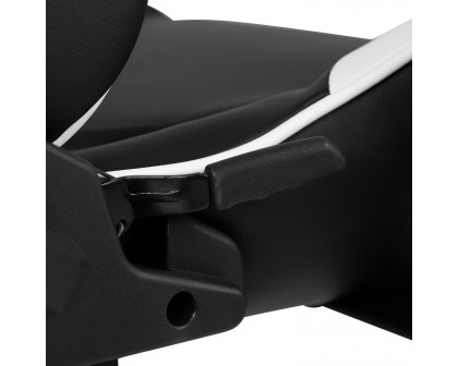 BLNK X30 Gaming Racing Office Ergonomic Computer Chair with Fully Reclining Back and Slide-Out Footrest - Black