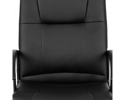 BLNK - Coffman Flash Fundamentals LeatherSoft Mid-Back Padded Task Office Chair with Arms, BIFMA Certified