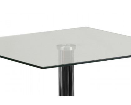 BLNK™ - Fredrick Square Glass Table with Chrome Base